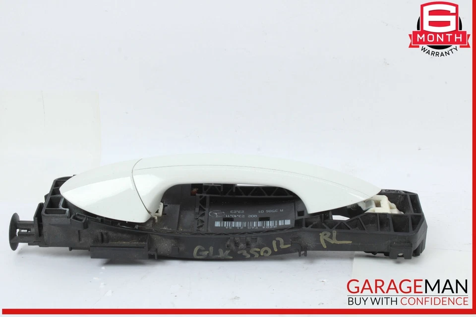 08-15 Manija de puerta exterior trasera izquierda lado conductor mercedes x204 glk350 blanca OEM Foto 4 de 4
