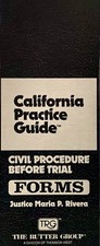 Civil Procedure Before Trials FORMS 2024 Rutt...