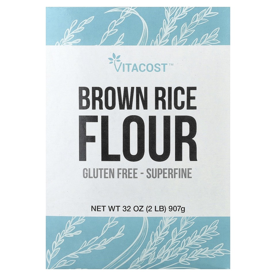 Gluten Free Brown Rice Flour, Superfine, 32 oz (907 g)