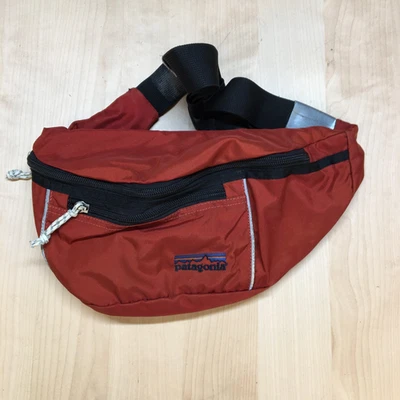 Vintage Patagonia Fanny Waist Pack Rust Red Small Hiking Gorpcore 2 Pocket bag - Image 1 of 4