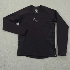 Kutting Weight Sauna Shirt Mens Medium Black Sweat Suit Shirt Long Sleeve Zip