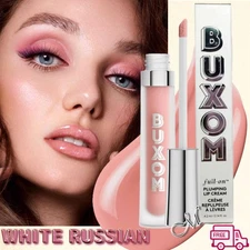 Buxom Full-On Plumping Lip Cream Gloss ~White Russian (Pink Champagne) 4.2ml NIB