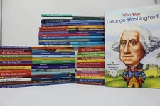 Lot of 10 Who/What/Where Was Biography History chapter books - Random/Unsorted