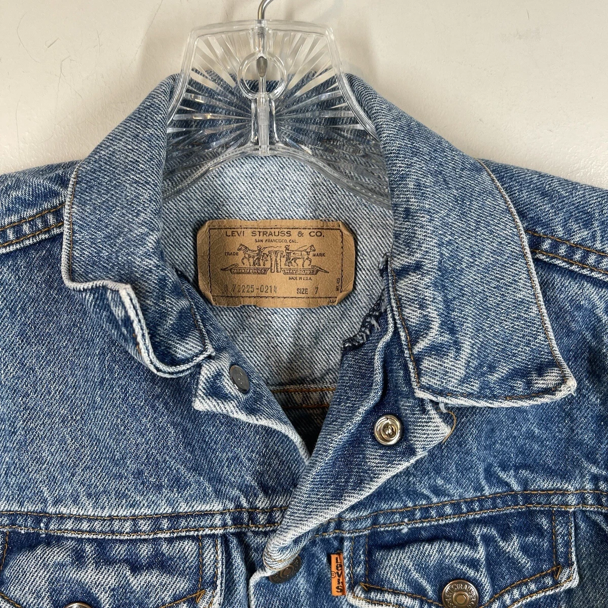 Boys levis hotsell denim jacket