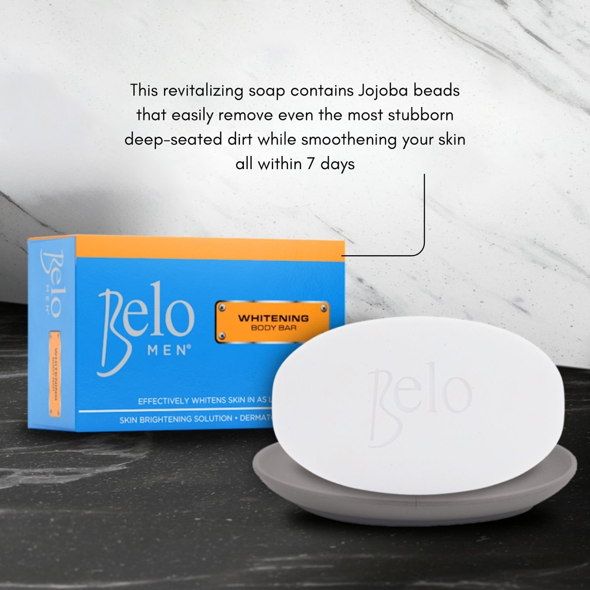 Belo Men Nourishing Body Soap Bar Moisturizes w/ Skin Vitamins, 135g | eBay