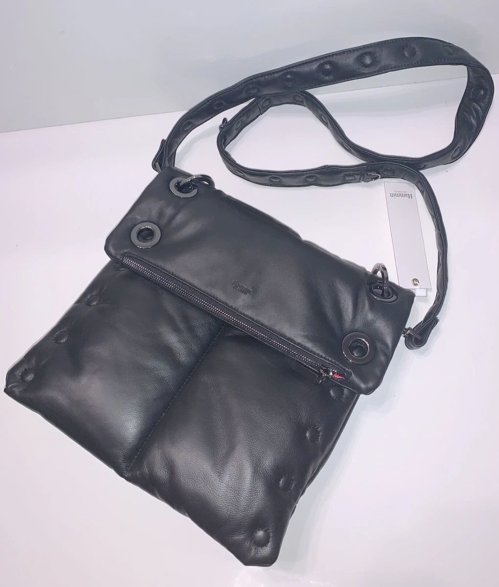 Hammitt Montana Puffy Black Leather Medium Crossbody Bag eBay