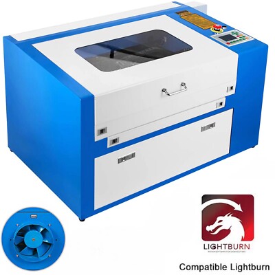   50W 20x12'' CO2 Laser Cutter Engraver Cutting Engraving Machine LCD Display