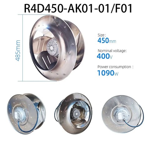 New Ebmpaps Inverter control Fan R4D450-AK01-01/F01 230/480V 2.60/1.5A 740/530W - 第 4/4 張圖片