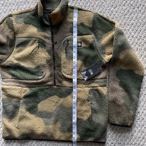 NWT $130 Mountain Hardwear Fleece Camo 1/4 Zip Fleece Pullover - Size Small - Picture 6 of 7