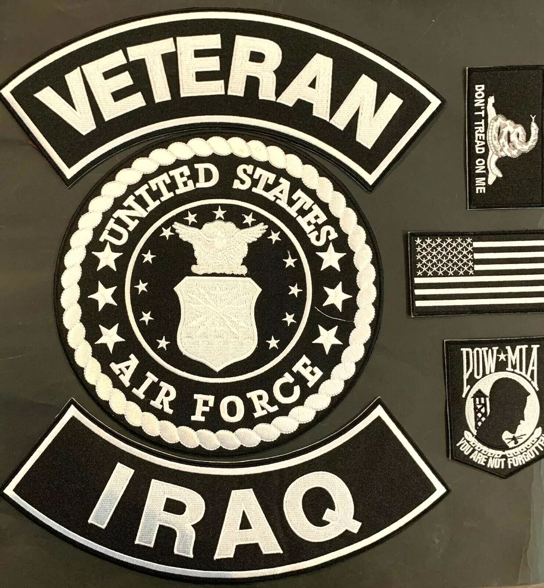 Military motorcycle vest patches sale