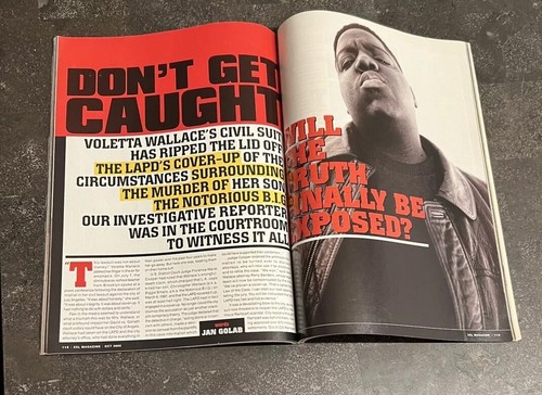 October 2005 XXL Magazine Death Row Suge Knight Tupac B.I.G. Rap Hip Hop Rare - Picture 4 of 4