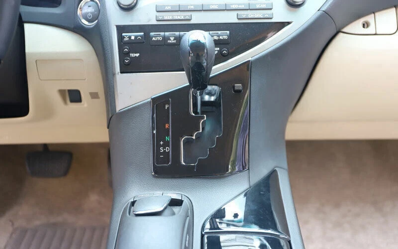 Cubierta de cambio de marchas de consola central para Lexus RX350 450h 2009-15 negro brillante Foto 4 de 4