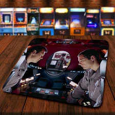 2001 A Space Odyssey (1968) Mouse Mat Pad Mousepad Faux Leather Stitched HAL9000