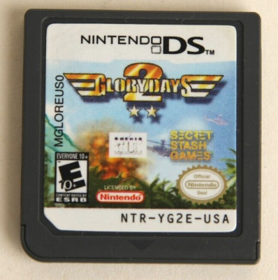 Glory Days 2 (Nintendo DS, 2007) Game Cartridge - Authentic - Tested & Working