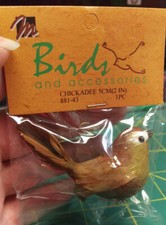 Mangelsen's Chickadee Bird for crafting or floral display 2in 881-43 cute bird 