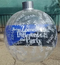 1994 Zima Malt Beer Bar Inflatable Blow Up Ornament Decoration Pool Party