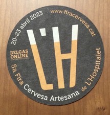 Posavasos cerveza FIRA HOSPITALET'23 VICARIS coaster bierdeckel sotagot SIN USAR
