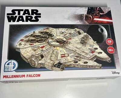 Star Wars Millennium Falcon Puzz4D Cardstock Modeling Kit Puzzle 19''X14'' 216 PCS