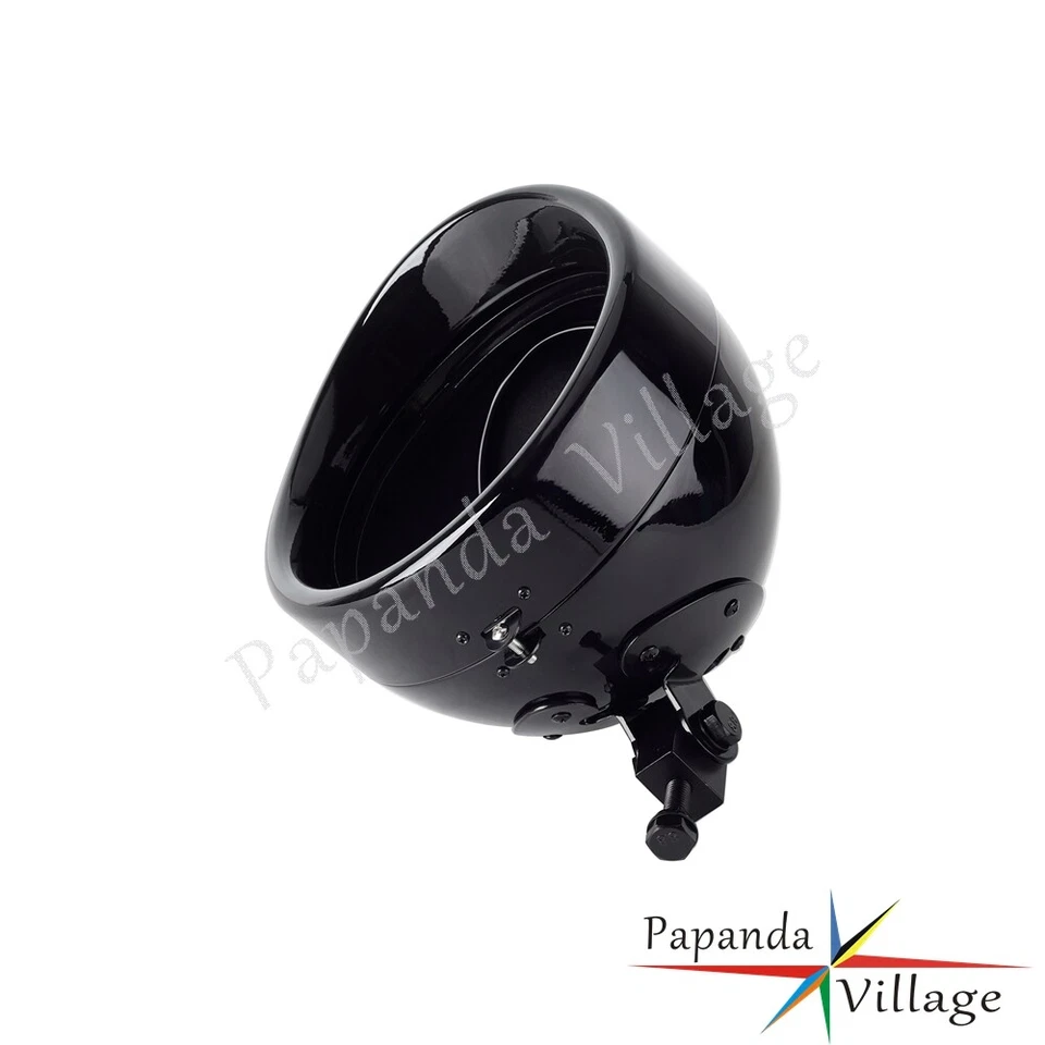 7" Headlight Housing Shell Bucket For Harley Heritage Fat Boy Softail 1986-2014 - Image 3 of 4