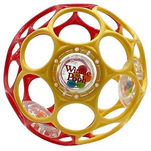 Bright Starts Oball Easy Grasp Rattle Ball Disney Baby Toy Winnie The Pooh New