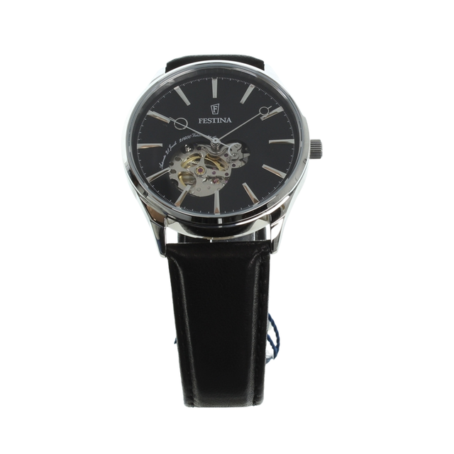 Festina Men's Automatic Watch With Black Leather Strap F6846-4 for sale  online | eBay