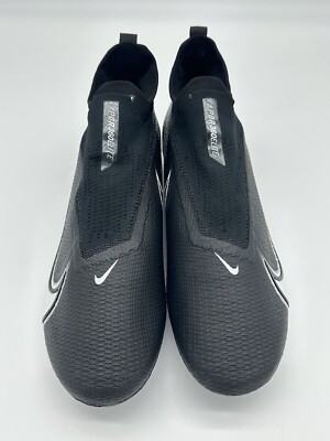 Vapor Edge Elite 360 Flyknit Football Cleats Black CV6282-009 Men\'s Size 12 US Nike Vapor Edge Elite 360 Black/White Football Cleats CV6282  main image 2