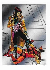 1992 Wolverine from then till now Series 2 Marvel Card #60 Gambit
