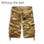 thumbnail 4 - Men Sports Trousers Army Military Cargo Pocket Camouflage Short Pants Summer 36