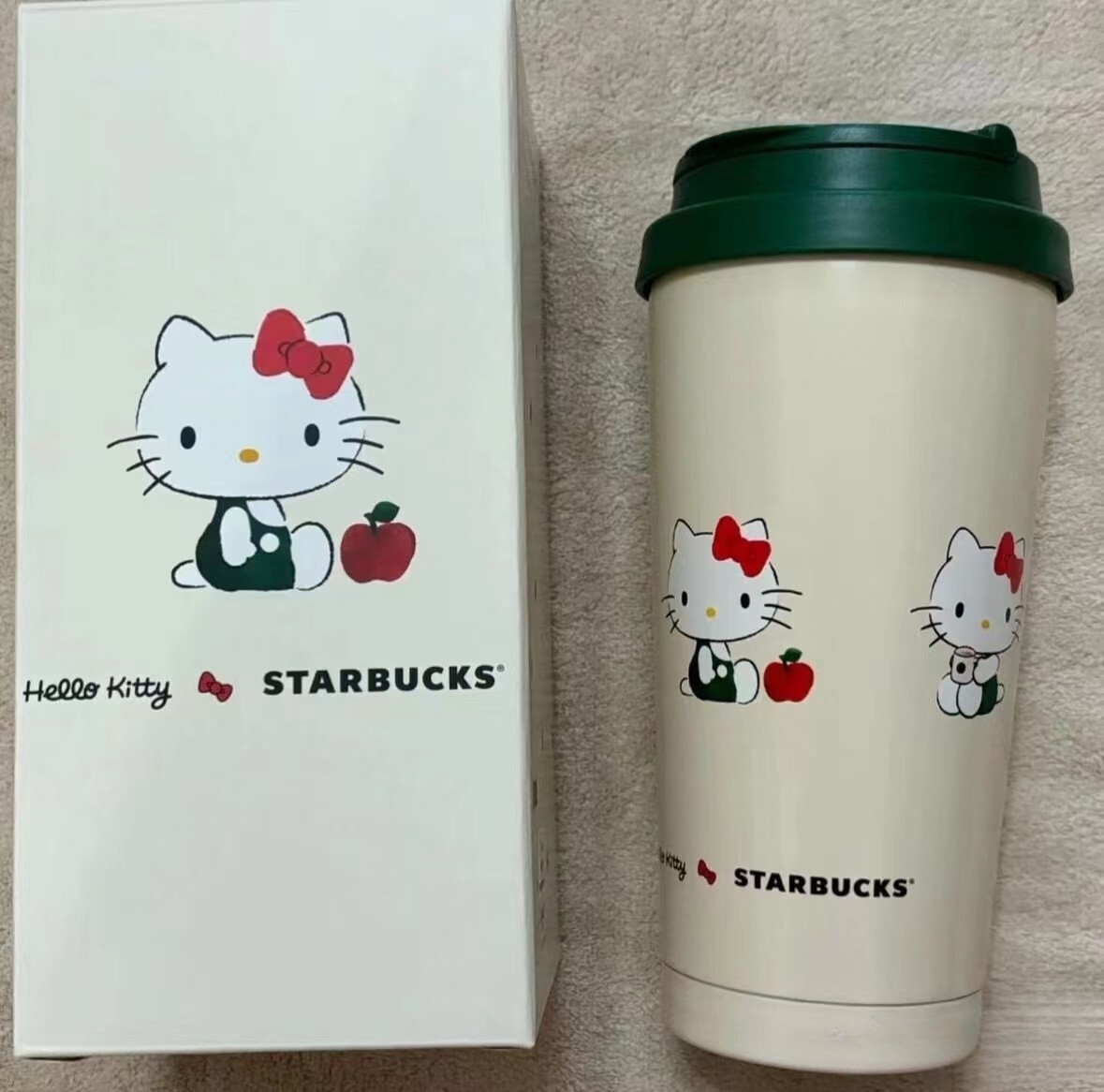 【hello kitty starbuckps】キティ　ステンレス　ボトル hello kitty starbuckps】キティステンレスボトル