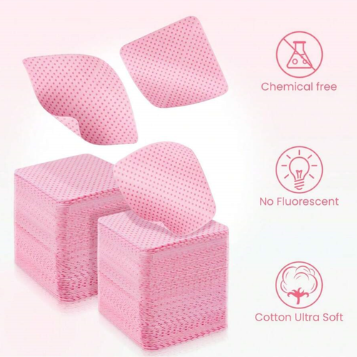 500PCS Lint-Free Nail Wipes – Non-Woven Polish Remover Pads - Picture 2 of 46