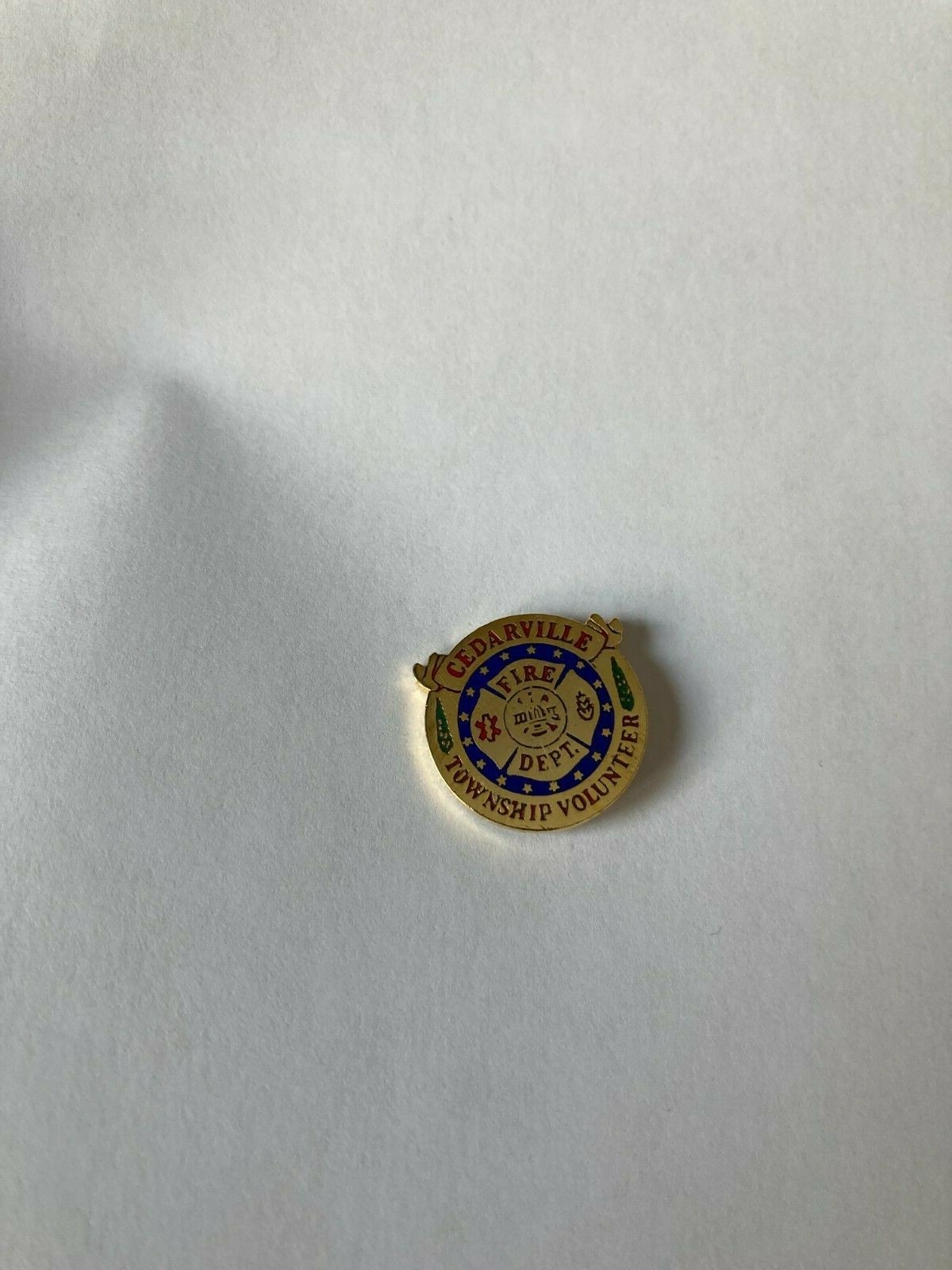 Cedarville Ohio Township Volunteer Fire Department Pin eBay