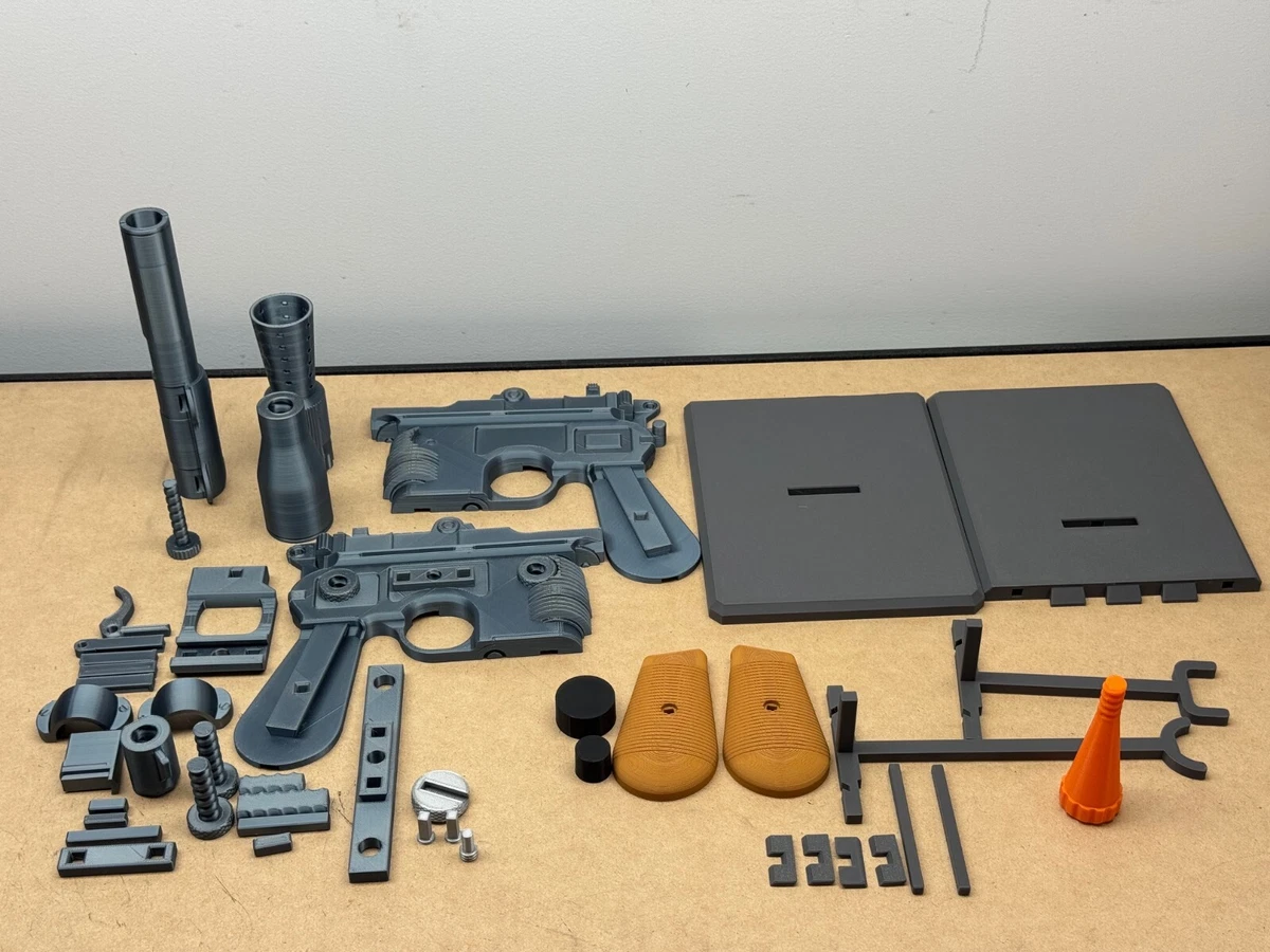 DL-44 Blaster Cosplay Prop model Star Wars Toy Figurine Build Kit Kiln