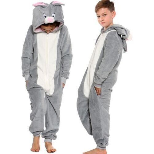 Enfants Unisexe Polaire A2Z Combinaison one piece Pâques Lapin Pyjama