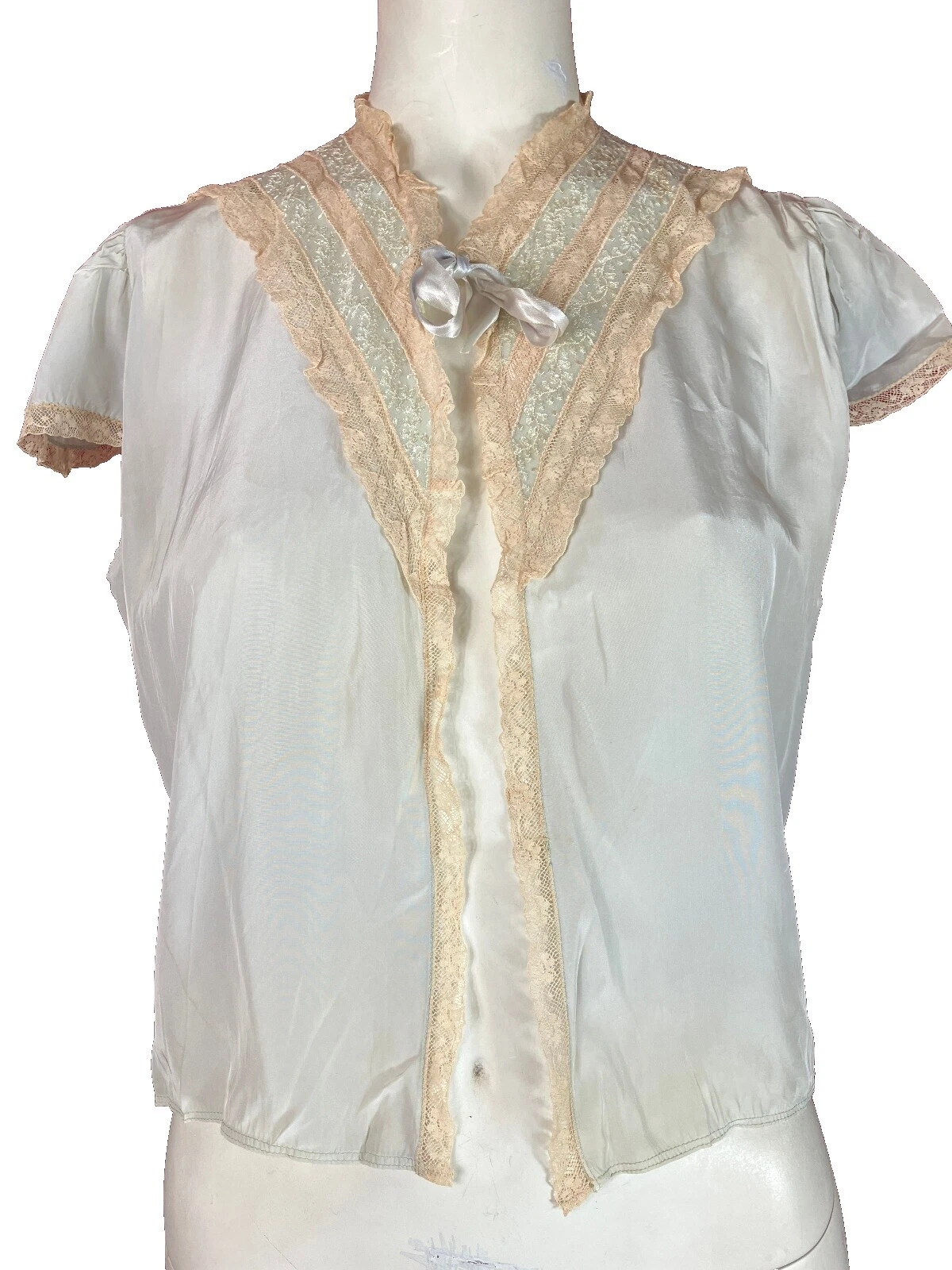 Lace Regular Size Women's Vintage 1930s Decade