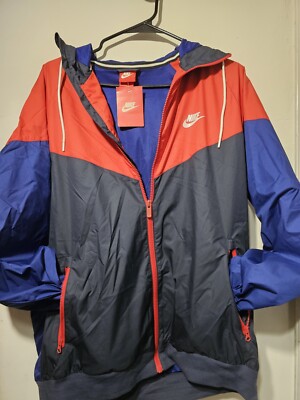 Nike Windrunner Y2k Full Zip Windbreaker Hooded Jacket Men's