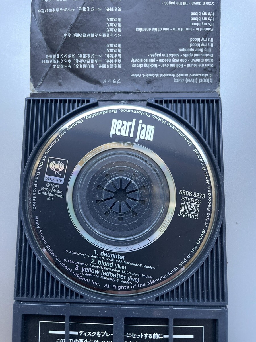RARE! Pearl Jam Daughter - JAPANESE 8cm 3inch Single Mini CD