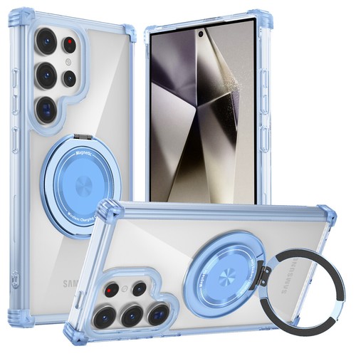 For Samsung S24 Ultra S23 S22Plus Note20 Magsafe Magnetic Rotate Ring Stand Case - Picture 21 of 23