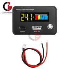 6140 DC 8-30V Battery Capacity Voltage Indicator LCD Car Battery Level Tester
