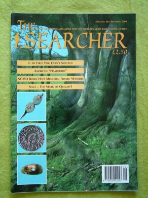 THE SEARCHER - SEPT 2000 - SEALS - THE MARK OF QUALITY  - AMERICAN HAMMERED