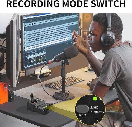 Teyun Q-12 XTUGA USB Audio Interface 2-Ch w/ 48V Phantom Power – Used Twice - Afbeelding 8 van 9
