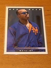 METS VINCE COLEMAN 1993 UPPER DECK #748
