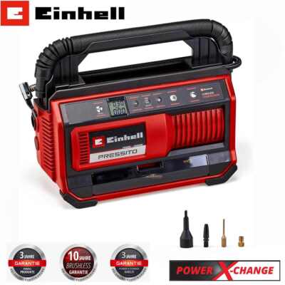 Einhell Akku-Kompressor Pressito 18/25 Solo 18V mit Zubehör