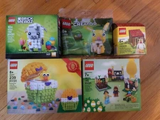 Lego Easter Egg 40371 Bunny 30550 Brickheadz Sheep 40380 Egg Hunt 40237 Chix Hut