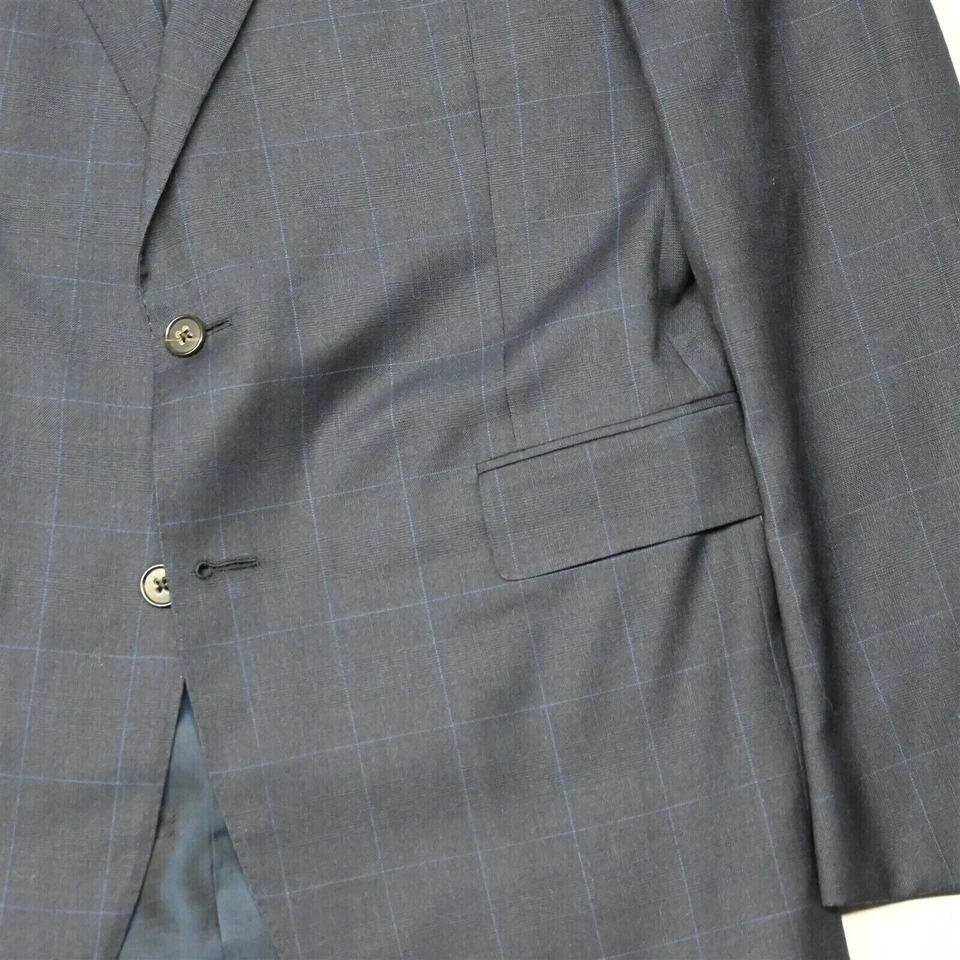 Ralph Lauren Etiqueta Púrpura 42L Ventana Italia Traje Chaqueta Abrigo Deportivo Blazer Foto 3 de 4