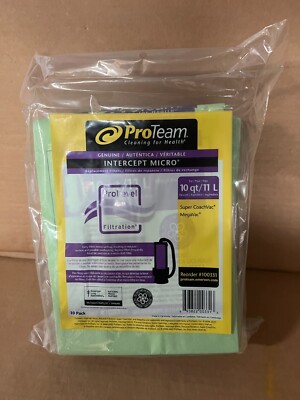 Proteam 100331 Vacuum Bag For 10 Qt. Backpack Vacuums - 10 / Pack New