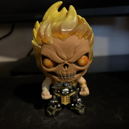 Funko Pop Mortal Kombat X Scorpion Flaming Skull 255 Hot Topic Exclusive Loose