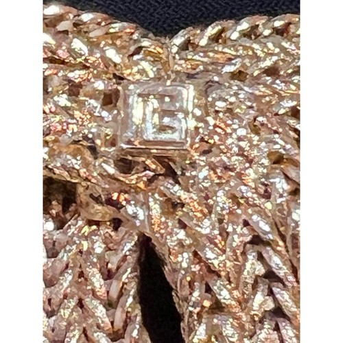 Pierre Balmain Haute Couture Goldtone Brooch Rhinestone Rings Paris box - Picture 6 of 9