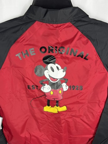 Boys Vans Off the Wall Disney Mickey Mouse Torrey Jacket Windbreaker Snap Button - Picture 3 of 4