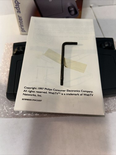 Adaptador de impresora Philips Magnavox Web Tv MPR975. Embalaje original. Caja abierta - Imagen 9 de 19