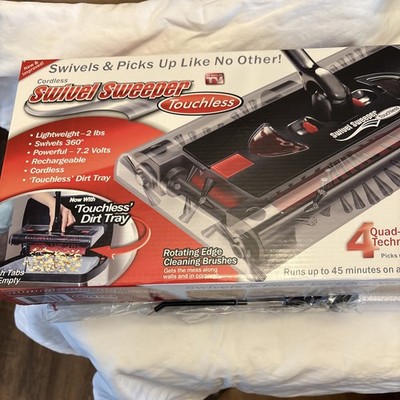Cordless Swivel Sweeper ''Touchless'' by OnTel - 7.2 V Rechargeable/Lightweight